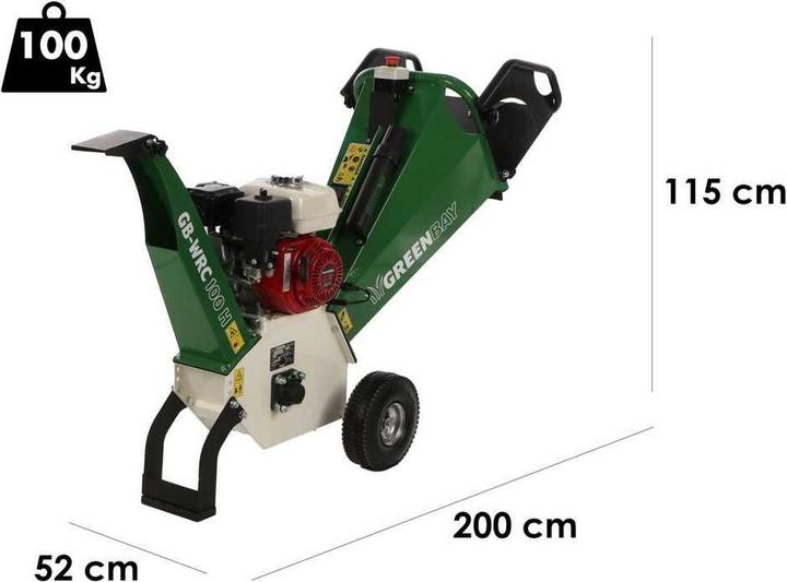 Produktbild GreenBay Profi HäckslerMotor Loncin G420FD