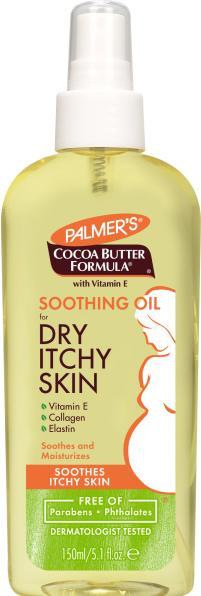 Palmers Huile apaisante (Huile pour le corps, 150 ml)