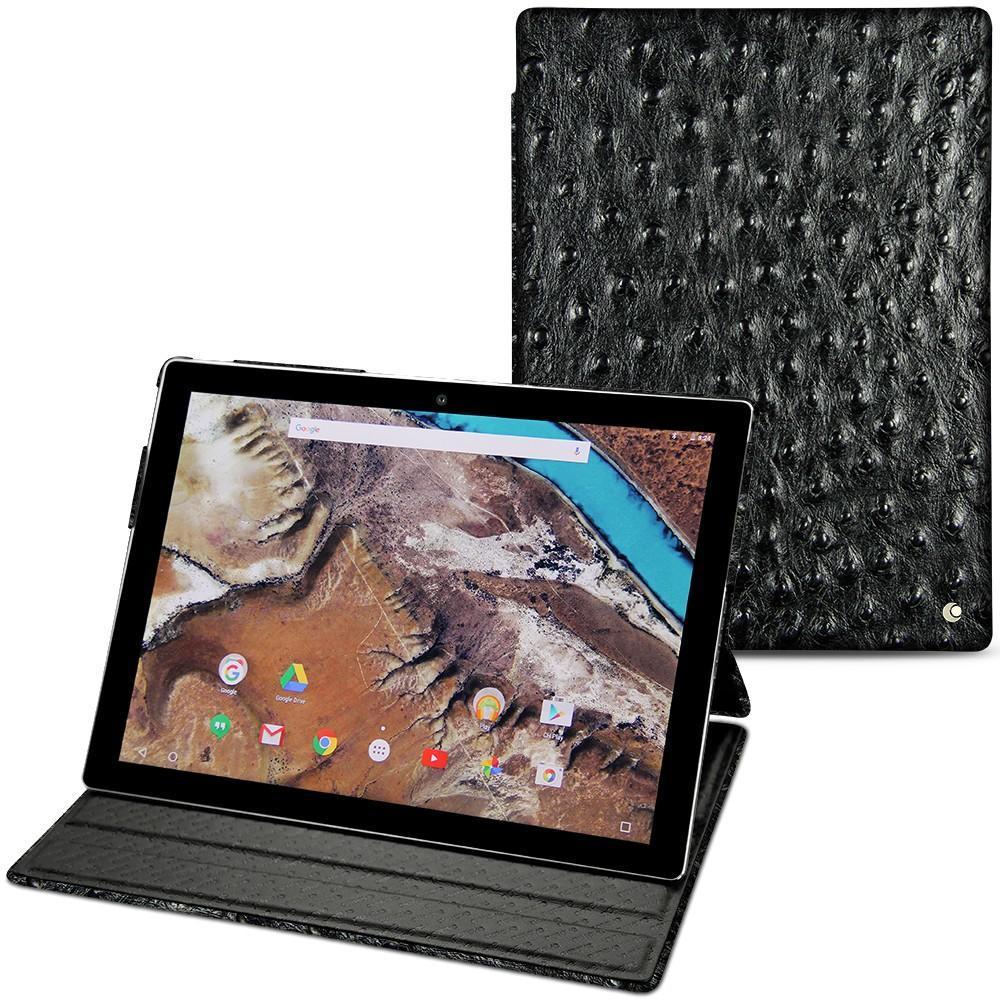 Noreve Lederschutzhülle vertikal (Pixel C), Tablet Hülle, Schwarz