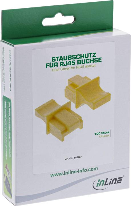 Produktbild InLine Staubschutz für RJ-45 Buchse (Blindmodul)