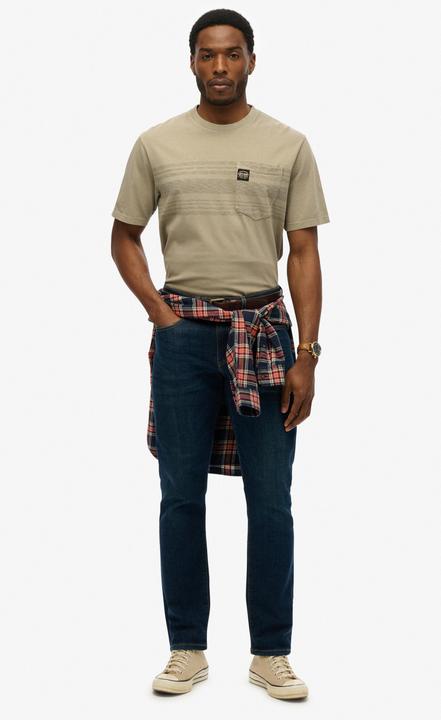 Actual product image Superdry Contrast Stripe Pocket Tshirt (XXL)