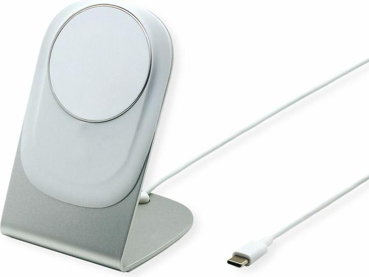 Roline Magnet-Induktions-Ladegerät mit Standfuss für Mobilgeräte, 15W (15 W)