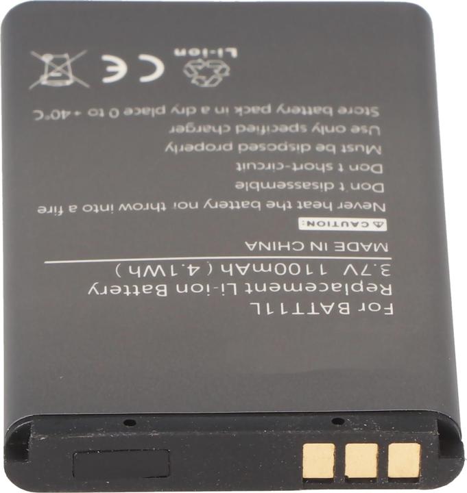 Actual product image AccuCell Akku Midland Typ BATT11L, XTC300, XTC350 (Camera battery)
