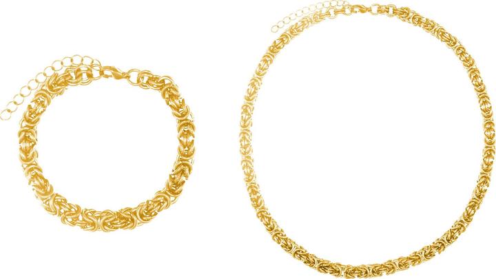 Actual product image Heideman Set Loe gold coloured (Stainless steel)