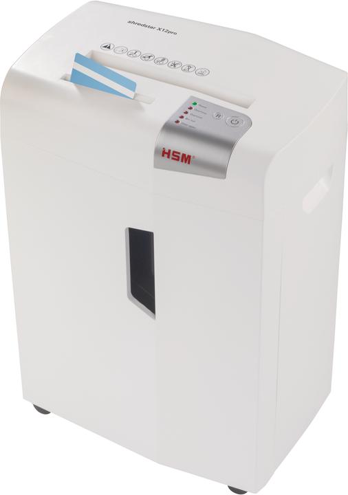 HSM shredstar X12pro Aktenvernichter CD-Vernichtung, Partikelschnitt 2 x 15 mm 2 (Partikelschnitt)