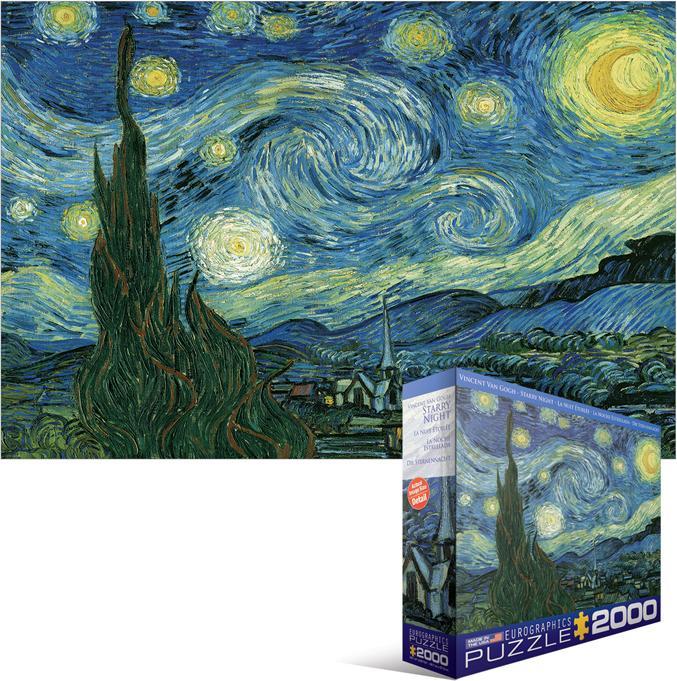 Produktbild Eurographics Starry Night, Van Gogh (2000 Teile)