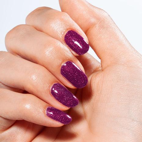 Produktbild Mesauda Purple Glitter (050 Purple Glitter, Gel-Effekt Nagellack)