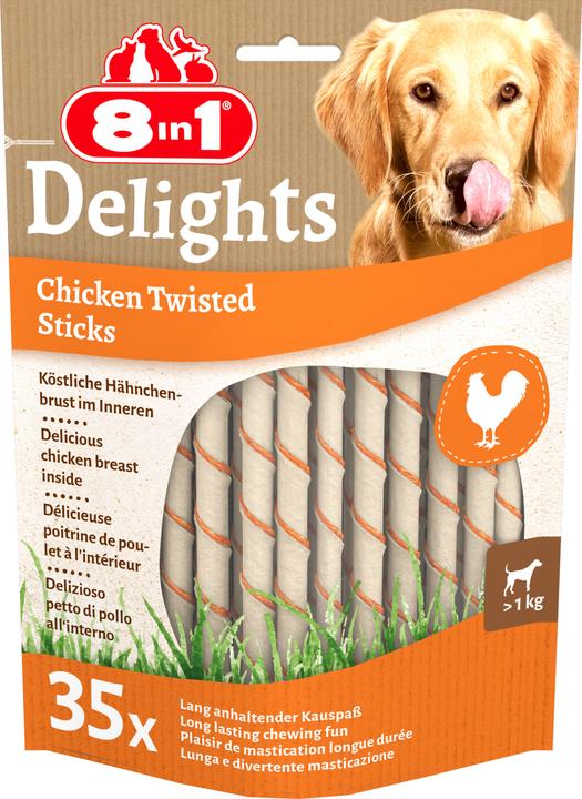 8in1 Delights twisted sticks (Adult, 1 Stk., 190 g)
