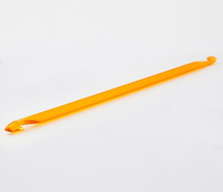 Actual product image Knitpro Tunisian crochet hook TRENDZ orange