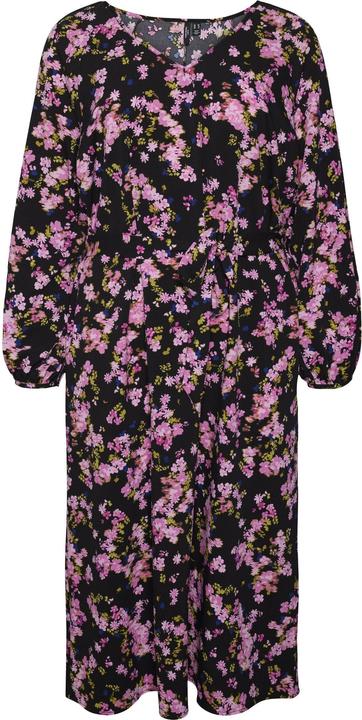 Produktbild Vero Moda Normal geschnitten Rundhals Curve Nicht verstellbare Bündchen Langes Kleid Kleid (50)