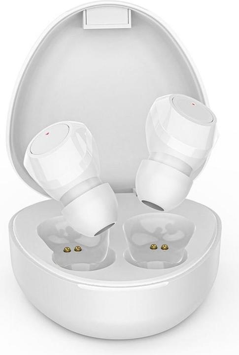 Produktbild OEM Wireless headphones Wireless earphones bluetooth TWS + docking station M9 white (4 h, Kabellos)