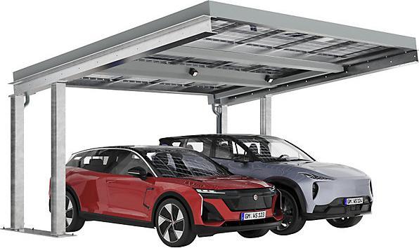 Image du produit kaiserkraft Fahrzeugüberdachung SolarCover mit PV-Modulen ohne Schaltschrank