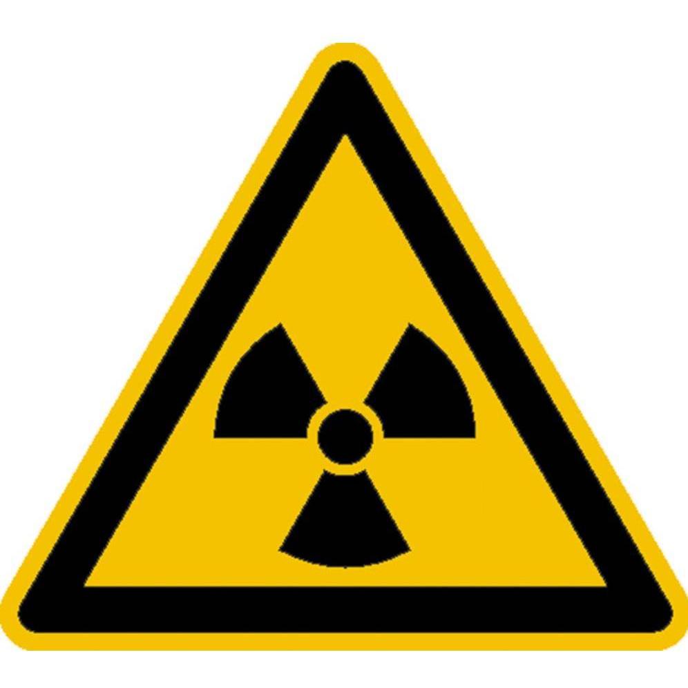 Wolk, Segnaletica di sicurezza, Warnschild Radioaktive Stoffe oder ionisierende Strahlung Folie