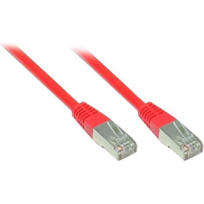 Varia Patchkabel Cat. 5e - 15 m, F/UTP, rot (CAT5e, 15 m), Netzwerkkabel