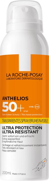 La Roche Posay Anthelios Crème Solaire en Brume Invisible Corps Aérosol Avec Parfum (Spray solaire, SPF 50+, 200 ml, 198 g)