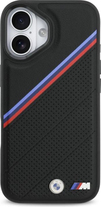 Immagine prodotto BMW Etui M Tricolor Metal Logo MagSafe do iPhone 17 czarny (Apple iPhone 17)