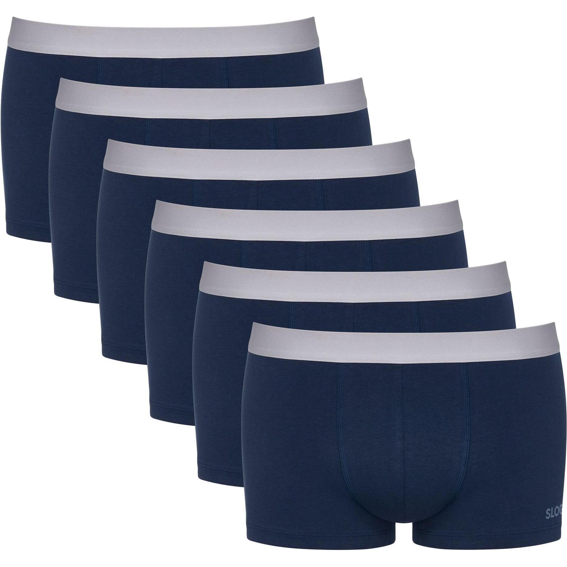 Sloggi, Herren, Unterhosen, Go Abc 2.0, Blau, (XXL, 6er Pack)