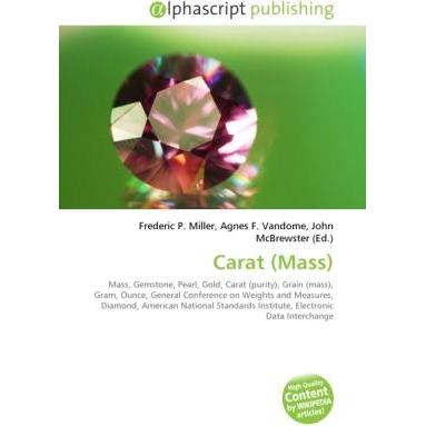 Thumbnail - Carat (Mass), Fachbücher