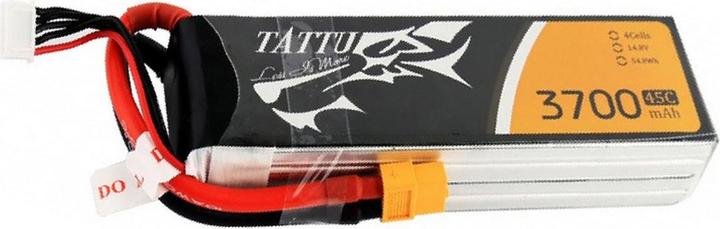 Actual product image Tattu RC Battery LiPo 3700 mAh 14.8 V 45C (3700 mAh, 14.80 V)