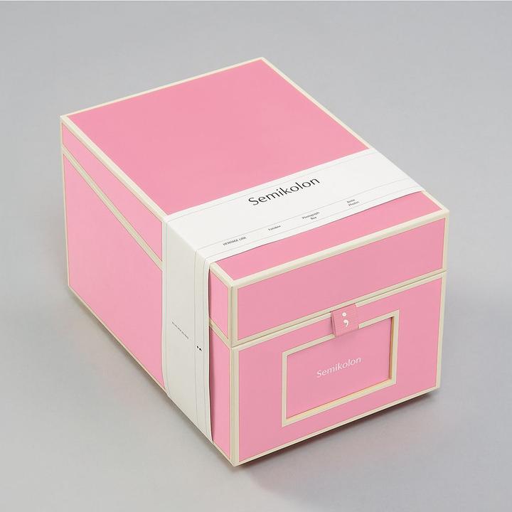Productafbeelding Semikolon Fotodoos Roze (9 x 13 cm, 10 x 15 cm)