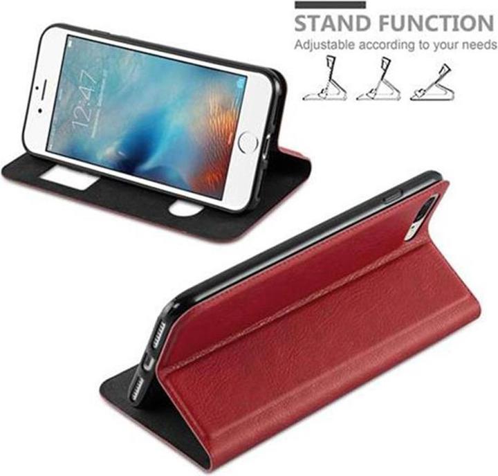 Produktbild Cadorabo Book mit View Doppelfenster Cover (Apple iPhone 7s Plus, Apple iPhone 8 Plus, Apple iPhone 7 Plus)