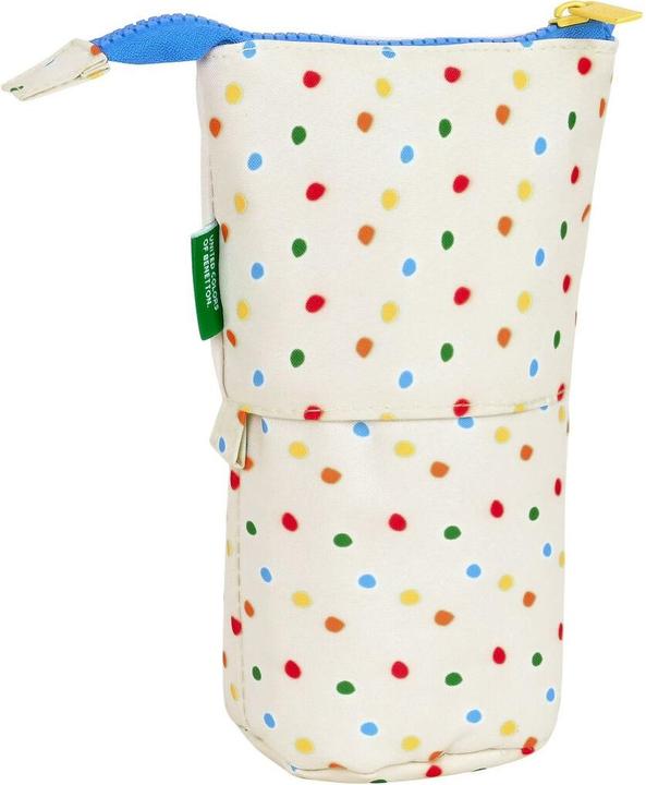 Image du produit Benetton Trousse à crayons debout Topitos Blanc (8 x 19 x 6 cm)