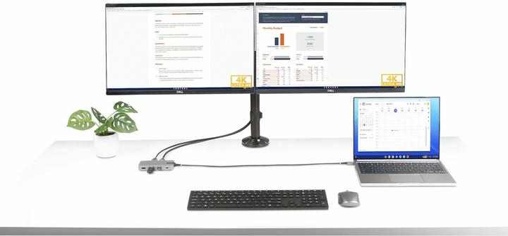 Produktbild StarTech COM USB-C Triple-Monitor Multiport Adapter HDMI/DisplayPort USB Hub 3-Port 10Gbps USB Hub P (USB-C, 6 Ports)