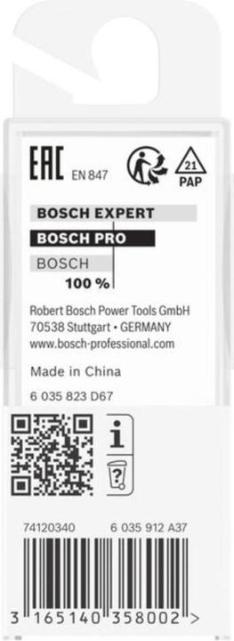 Produktbild Bosch Professional Zubehör Abrundfräser, 8 mm, R1 4 mm, L 10,5 mm, G 53 mm