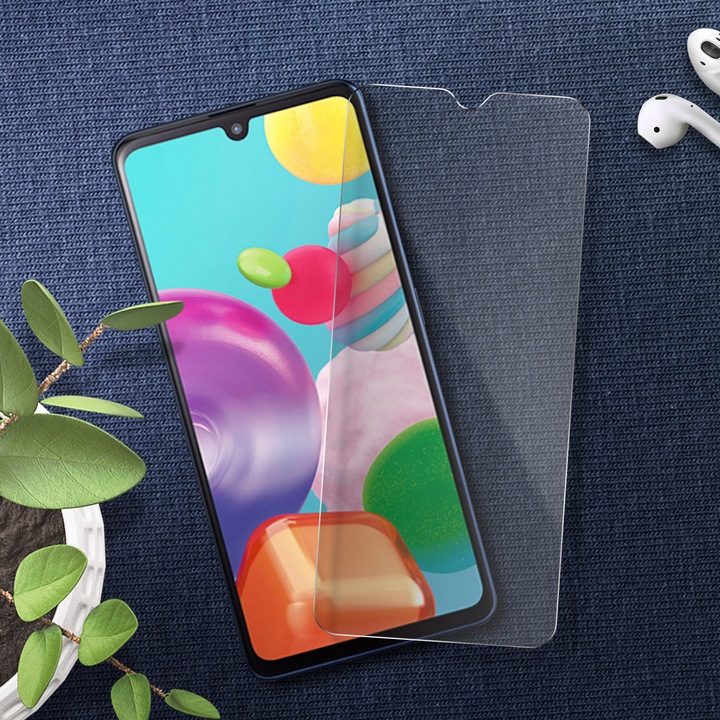 Produktbild Avizar Kristallklare Folie, Glas-Displayschutz (2 Stück, Samsung Galaxy A41)