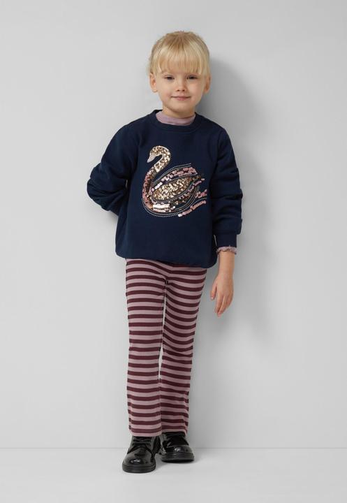 Produktbild s.Oliver Sweatshirt Kuscheliges Sweatshirt mit Pailletten-Artwork (92)