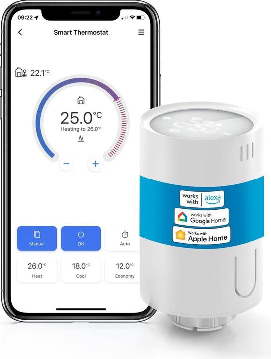 Produktbild Meross Heizkörperthermostat, 1