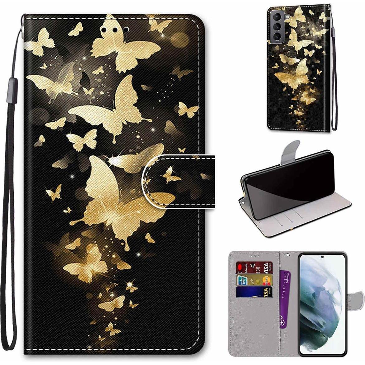 Thumbnail - König Design Hülle Handy Schutz für Samsung Galaxy S22 5G Case Flip Cover Tasche Etui Bumper (Samsung Galaxy S22+), Smar...