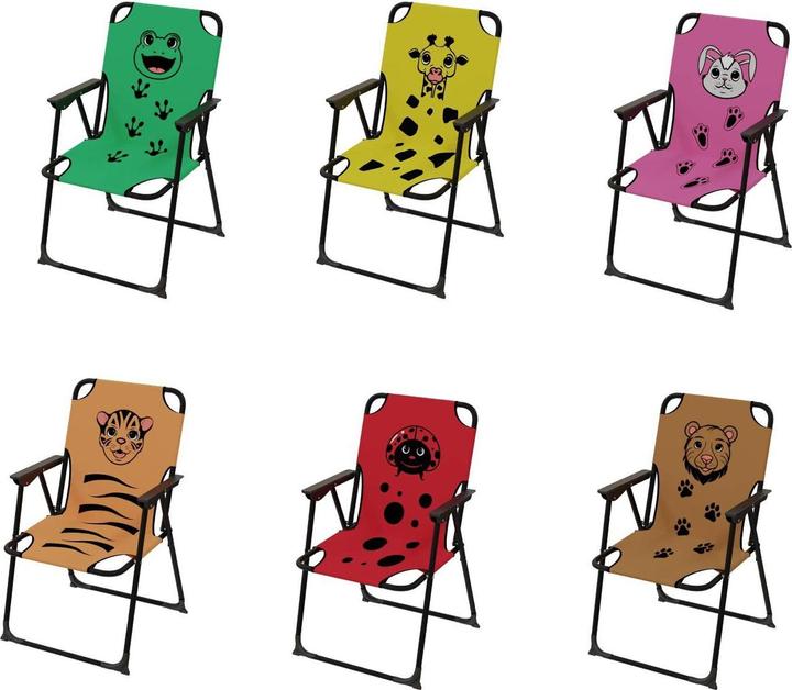Actual product image Inda-Exclusiv Kinder Campingstuhl Klappstuhl Gartenstuhl Campingstuhl Outdoor