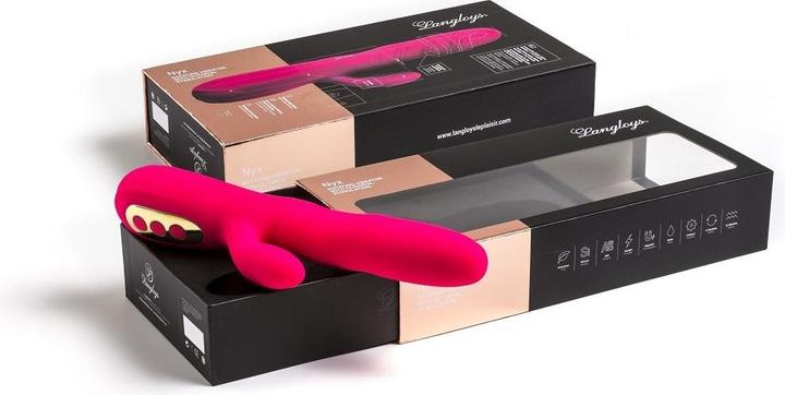 Immagine prodotto Langloys Rotatorvibrator Mit Klittoris-Stimulator Nyx Fuchsia