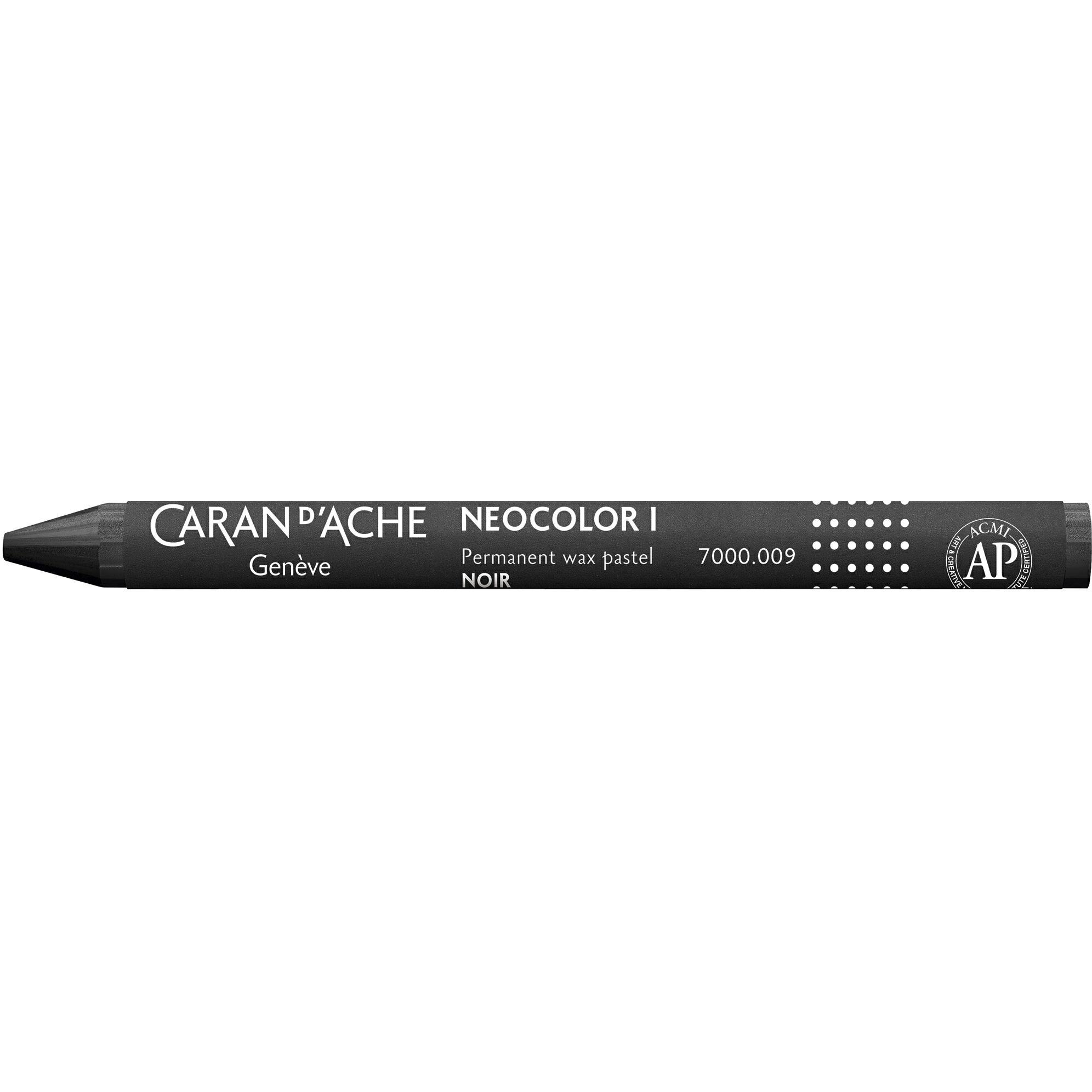 Thumbnail - Caran d'Ache, Malstifte, Neocolor I (Schwarz, 1 x)