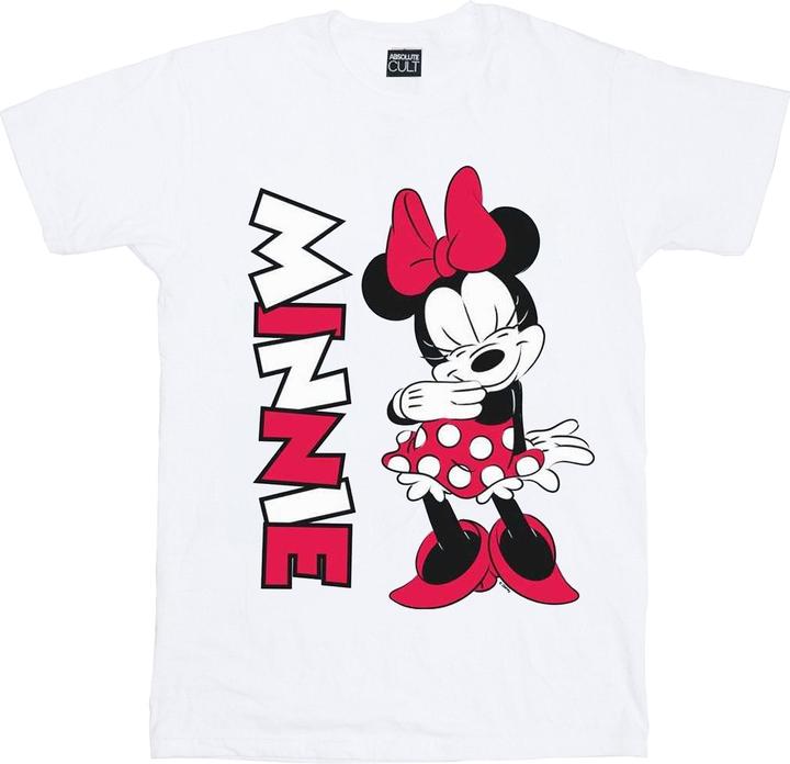 Actual product image Disney Mens Minnie Mouse Giggling T-Shirt (M)