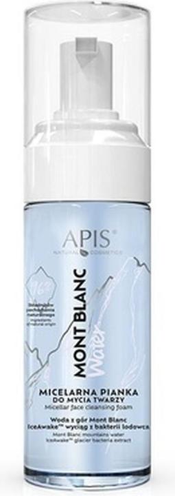 Apis Natural Cosmetics Apis Mont Blanc Water Micellar Face Wash Foam 150Ml (Reinigungsschaum, 150 ml)