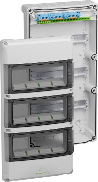 Image du produit Spelsberg Kleinverteiler, grau, Schutzart IP65, 36