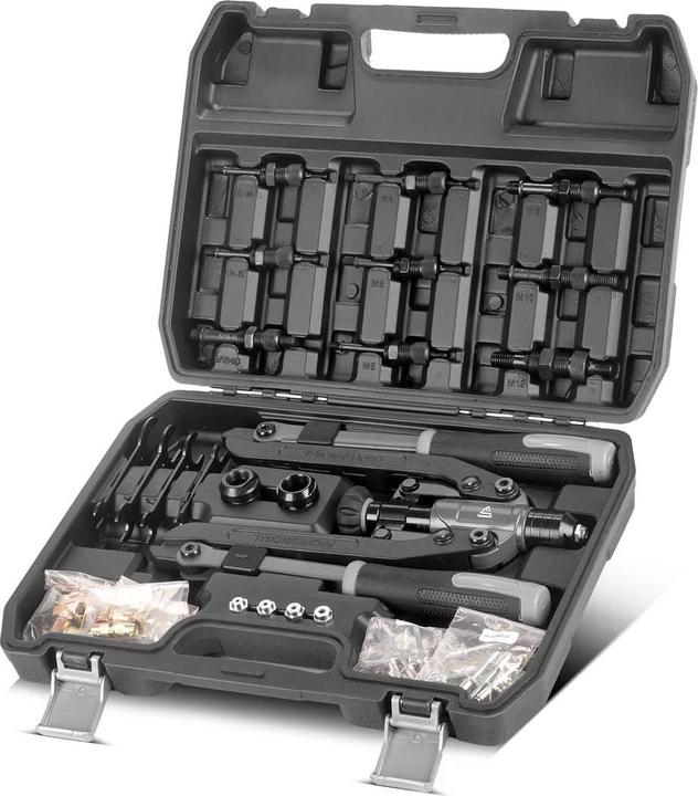 Image du produit Stahlwerk Kit de pinces pour écrous à river et rivets aveugles (170 mm)