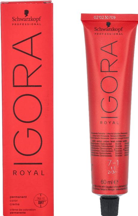 Actual product image Schwarzkopf Professional Igora Royal (7-1 Mid blonde Cendre)