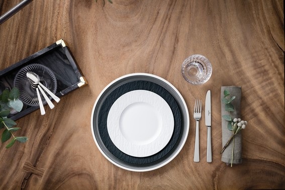 Actual product image Villeroy & Boch Frühstücksteller Manufacture Rock blanc (1 x, 22 cm)