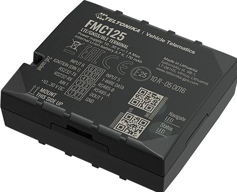 Actual product image Teltonika FMC125, 4G/LTE Tracker, Dual SIM