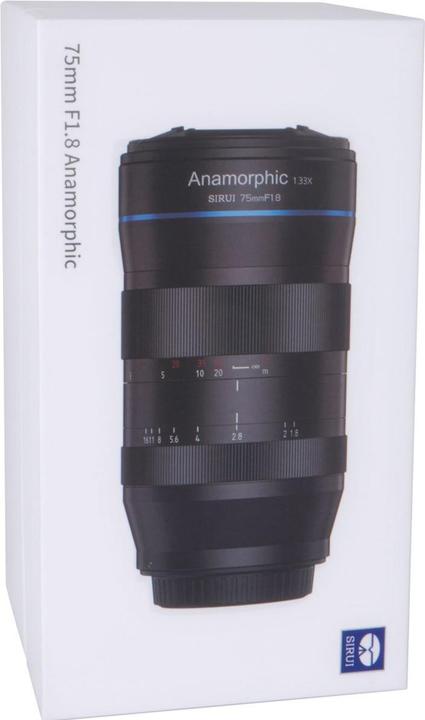 Productafbeelding Sirui Vaste brandpuntsafstand 75 mm F1.8 anamorfisch (Nikon Z, APS-C / DX)