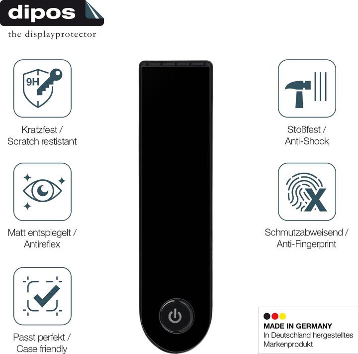 Actual product image Dipos Anti-Shock Screen Protector Matte