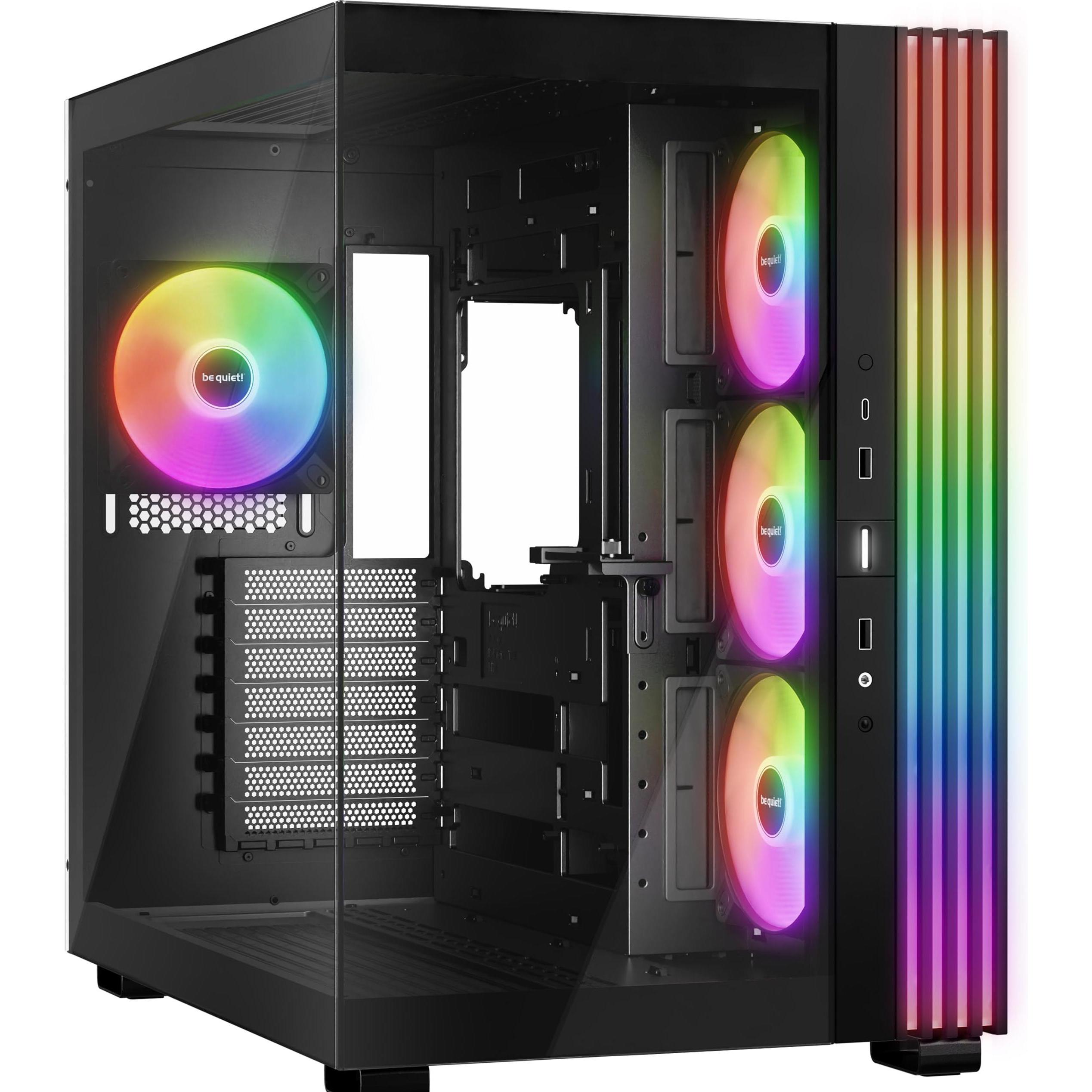 be quiet! Base luminosa 600 LX (ATX, mATX, Mini-ATX), Case PC, Nero