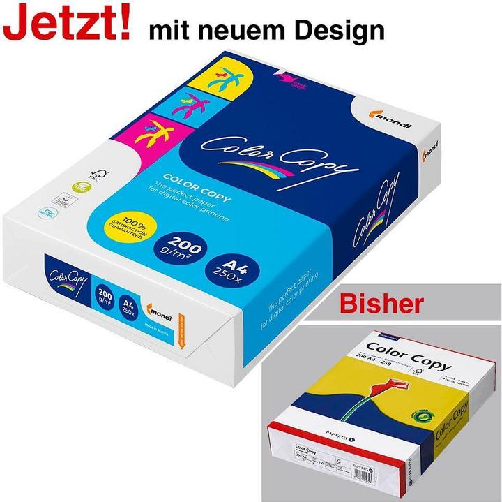 Actual product image Mondi colour copy (200 g/m², 250 x, A4)