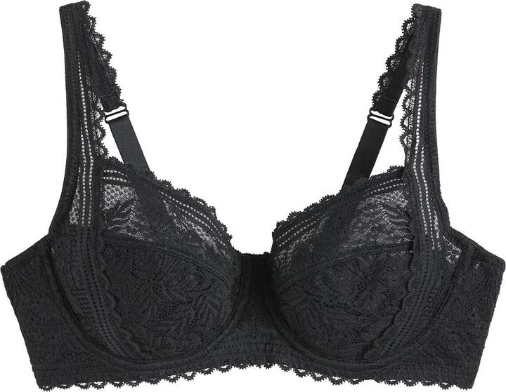 Actual product image La Redoute Collections JEANNE lace minimizer bra (105 D)