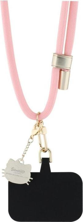 Actual product image Hello Kitty Crossbody Strap Cord Head Charm - pink