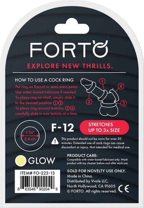 Produktbild Forto Penisringe Weiss Ø 35 Mm (Einheitsgrösse) (3.50 cm)