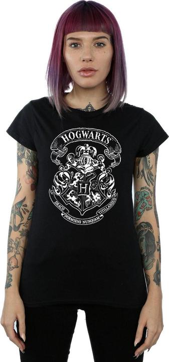 Immagine prodotto Maglietta in cotone con stemma di Hogwarts per donna/donna (M)